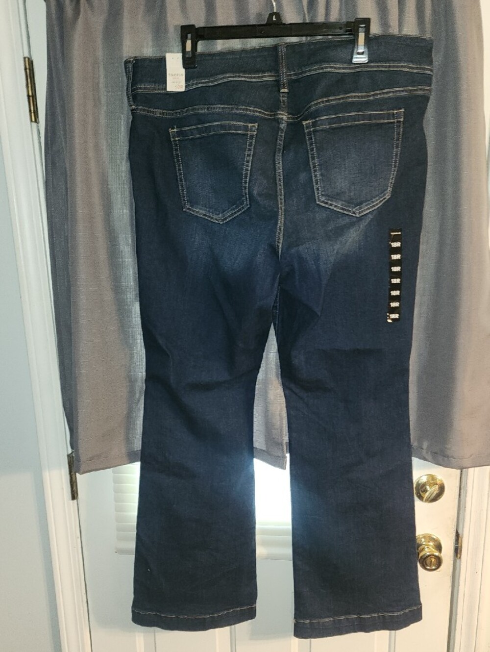 Nwt Torrid Dark Blue Flare Jeans - Picture 5 of 5